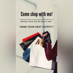 Come shop with me! All items on sale! Tomorrow at 1PM EST!!